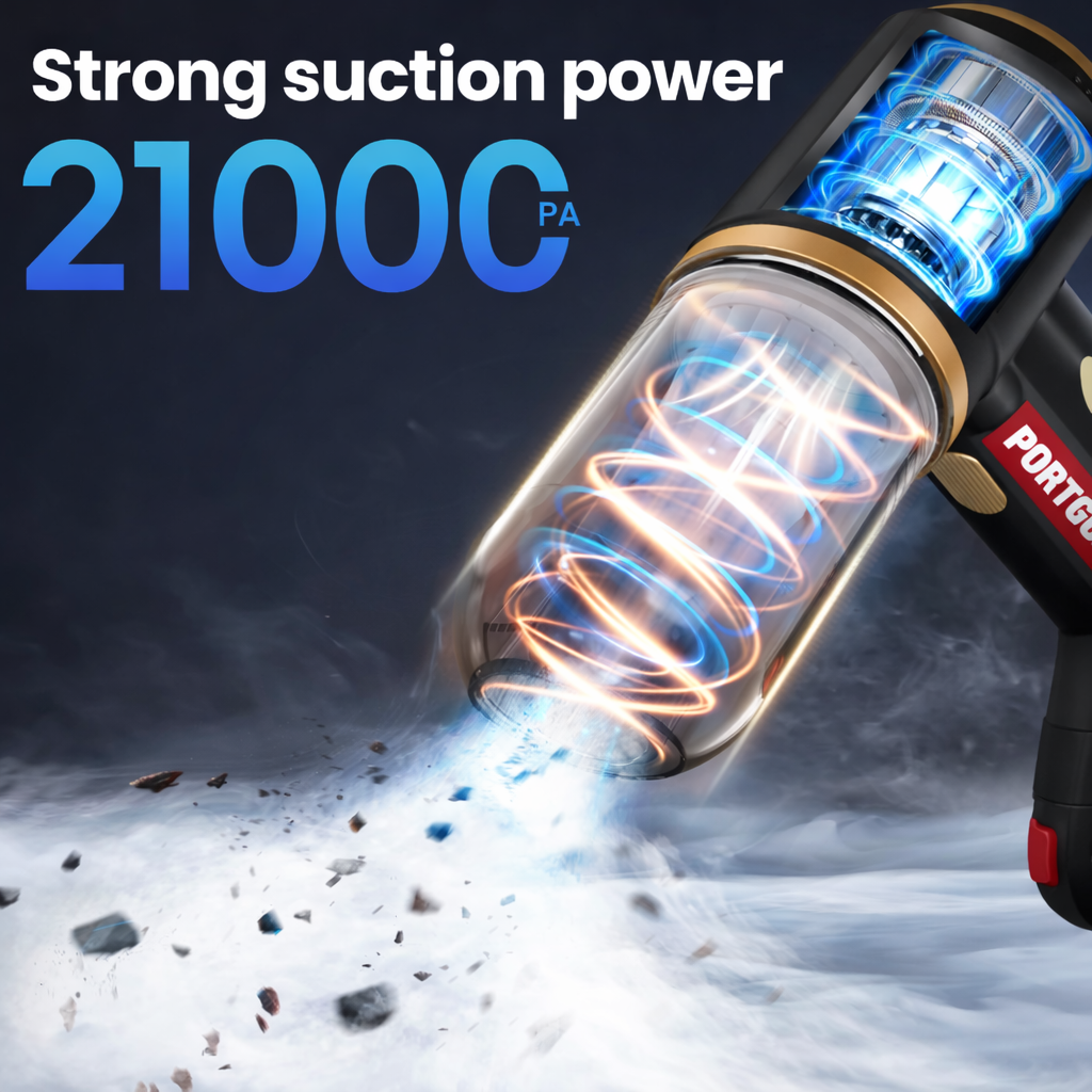 PROFAN™ 21000 Pa Suction Power 4 in 1 Rechargeable 6000mAh Cordless Vacuum Cleaner & Blower