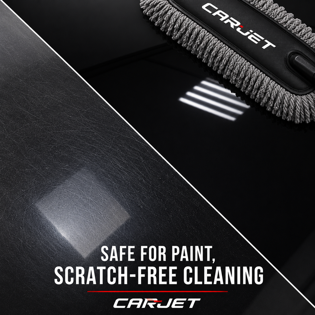 CARJET™ PRO Car Duster - Lint-Free & Scratch-Free Car Cleaner Brush with Long Handle